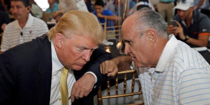 Trump reportedly spoke with Giuliani on unsecured cellphone lines that were likely tapped by Russia spies