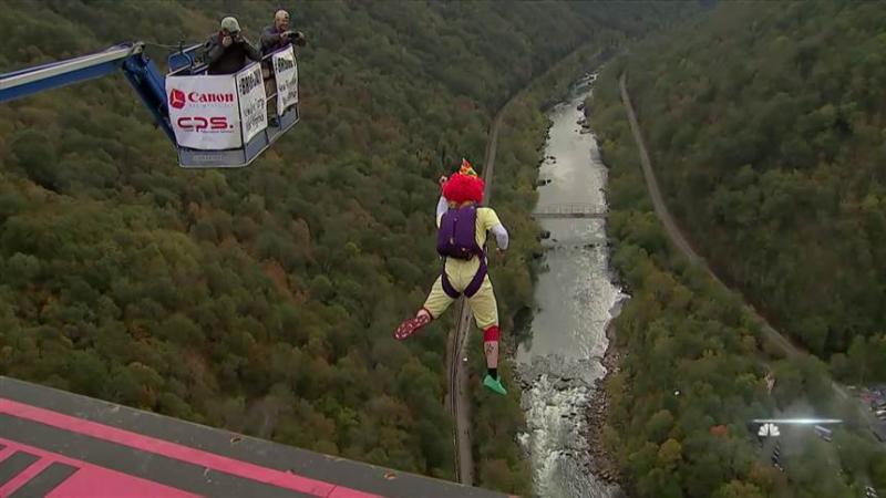 Daredevils jump 800+ feet on West Virginia ‘holiday’