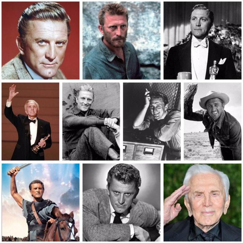 Happy 103rd Birthday🎂to the cleft-chinned, steely-eyed archetypal Hollywood movie star of the postwar era, #KirkDouglas 
