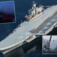 Fire Breaks Out On Russian “Admiral Kuznetsov” Aircraft Carrier at the Barents Sea port of Murmansk.