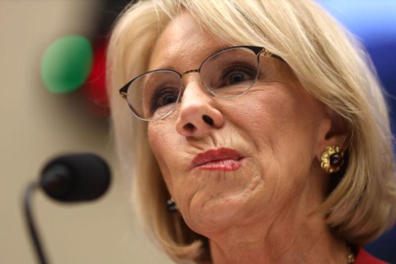 Teachers union sues Betsy DeVos for overturning Obama-era rule