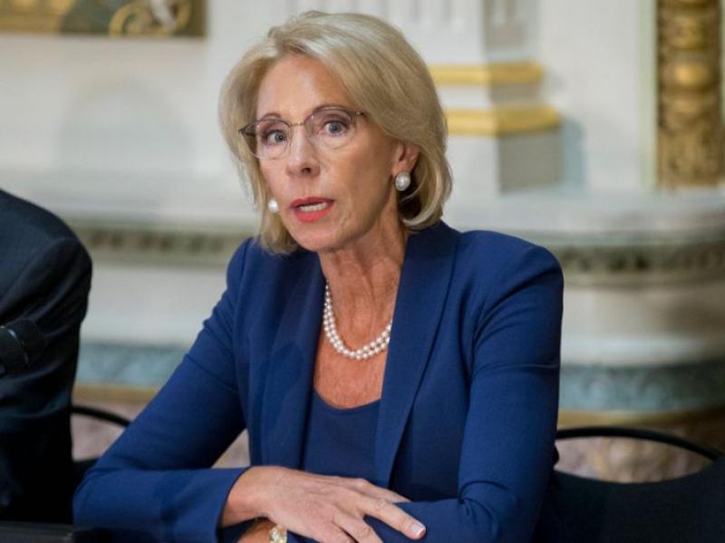Trump official Betsy DeVos says being pro-choice is akin to supporting slavery