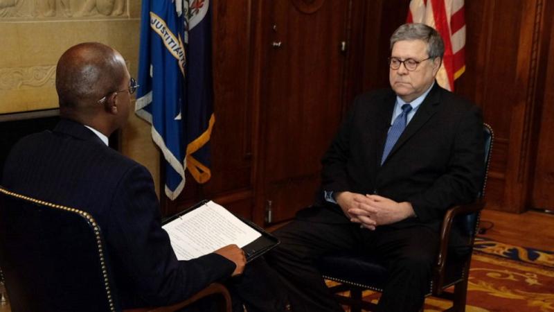 Barr blasts Trump's tweets on Stone case: 'Impossible for me to do my job': ABC News Exclusive