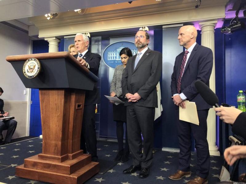 White House Bans Filming At Coronavirus Briefing, Triggering Backlash
