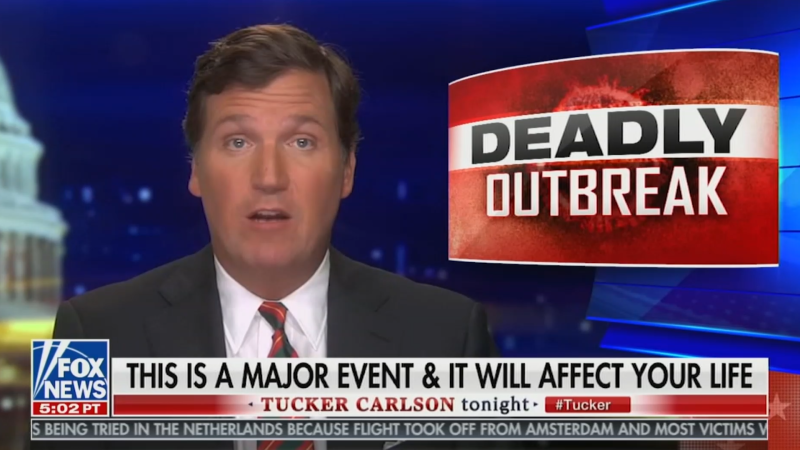 Tucker Carlson breaks from Fox News' coronavirus coverage: ‘It’s definitely not just the flu’