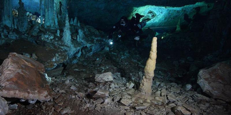 Deep in since-flooded caves, researchers find evidence of America's first miners