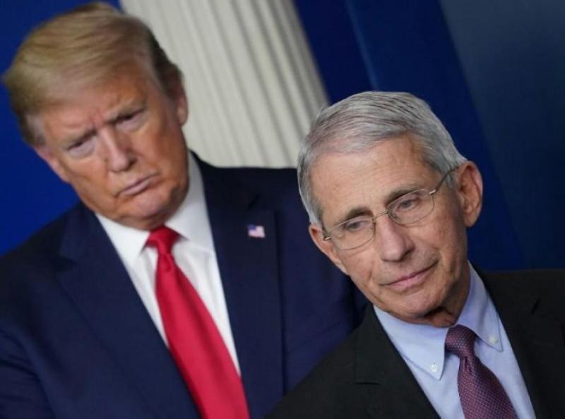 Trump: 'I disagree' with Fauci on COVID-19 in the US
