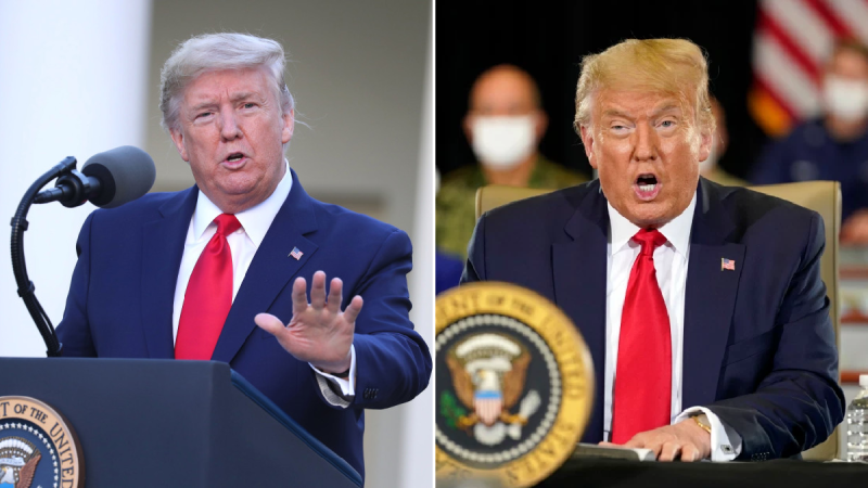 Donald Trump Swaps His Usual Blonde Hairstyle For His Natural Silver Shade | Metro News