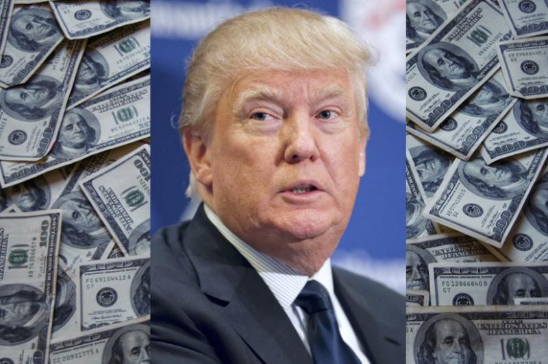 Donald Trump caught stealing from his own campaign