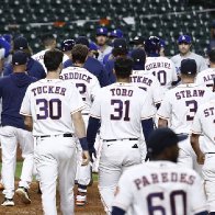 Bench-clearing confrontation over simmering Astros-Dodgers feud leads to suspensions