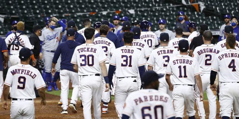 Bench-clearing confrontation over simmering Astros-Dodgers feud leads to suspensions