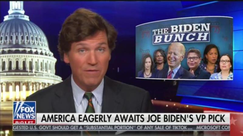 Tucker: ‘Probably Illegal’ for Biden to Only Consider a Black Woman VP