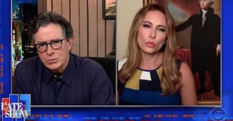 'Fake Melania' Tells Stephen Colbert The Dirty Trump Joke She's Planned For RNC Speech