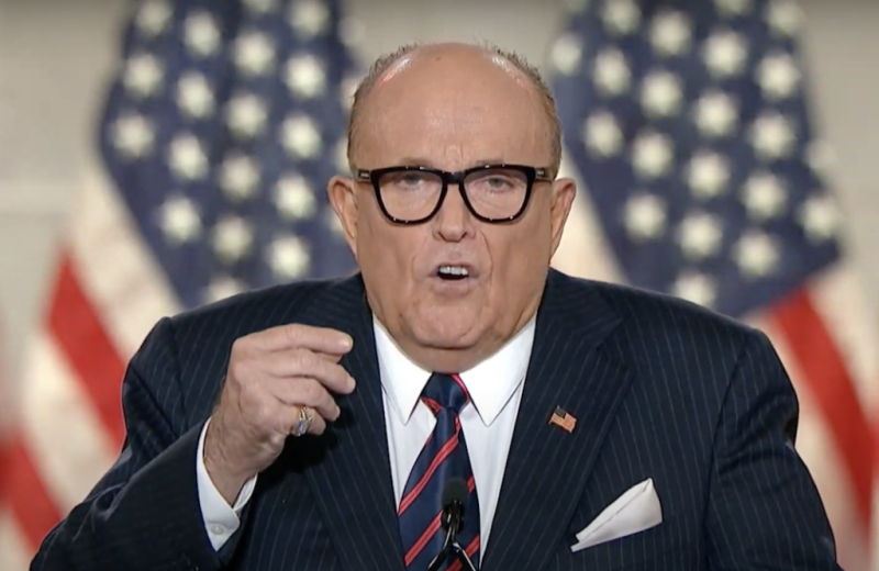 Giuliani complains about all the crime in New York under Trump