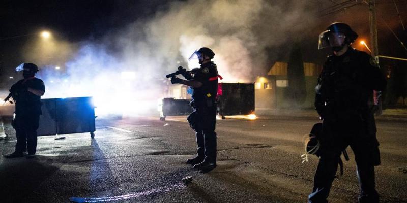 Pro-Trump caravan and protesters clashed before shooting death in Portland's streets