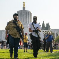 Speaker at Far-Right Salem Rally Demands Democrat Leaders Be 'Shot Dead in the Streets'