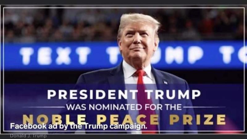 Trump campaign misspells 'Nobel' Peace Prize in fundraising ad - Business Insider