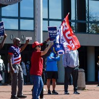 Trump Supporters Disrupt Early Voting in Virginia