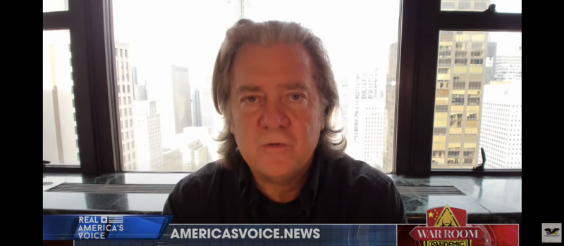 Steve Bannon launches "national tour" to spread incoherent election conspiracy theories