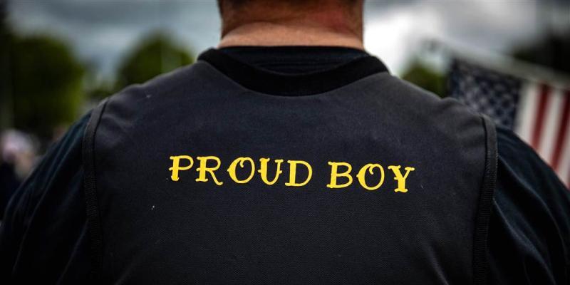 Proud Boys celebrate after Trump's debate callout