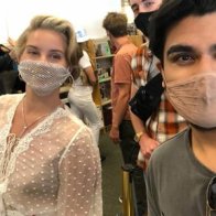 Lana Del Rey criticised for wearing mesh mask to poetry reading