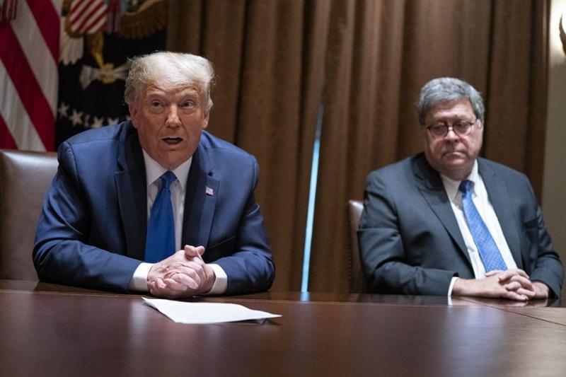 ‘Where are all of the arrests?’: Trump demands Barr lock up his foes