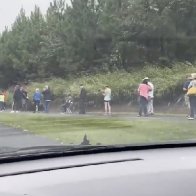 The Line Of Voters At Suwanee Georgia