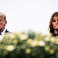 Melania Trump is having a hard time distancing herself from the president