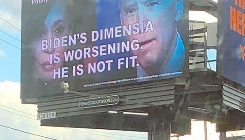 SWPa. billboard accusing Biden of dementia misspells ... dementia | Pennsylvania Capital-Star