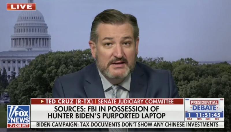 Ted Cruz: Joe Biden's Laptop Non-Denial Means He's Corrupt