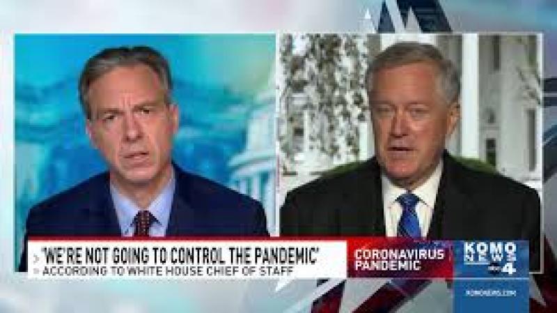 Trump’s Chief of Staff: ‘We Are Not Going to Control the Pandemic’