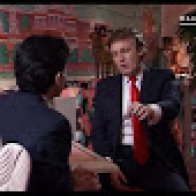 Resurfaced clip from 1990 shows Trump storm out of interview when asked about his finances