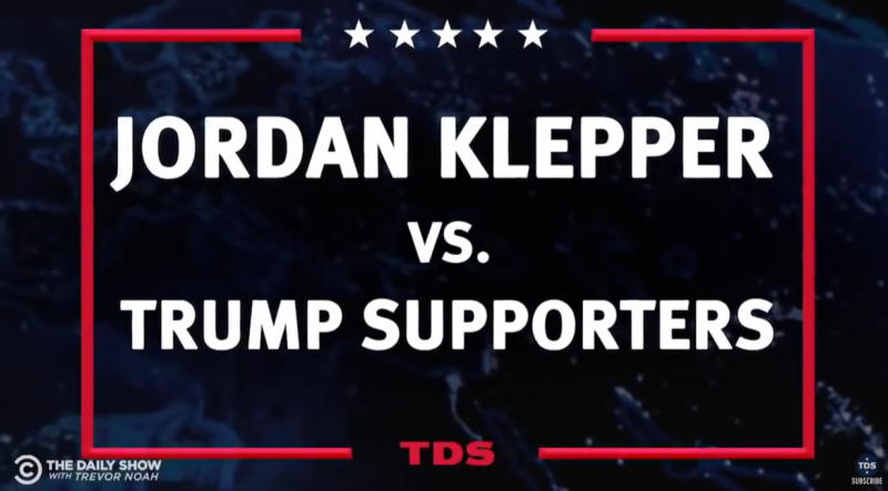 Jordan Klepper vs. Trump Supporters