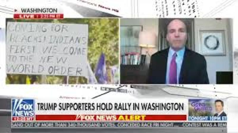 Trump Rally 'Coming for Blacks' Sign Draws Pause From Fox News Host During Broadcast