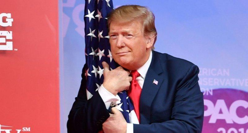 The president's MAGA army believes it owns the American flag — but anti-Trumpers want to take it back 