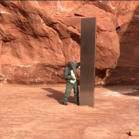 Artist or aliens? Mystery surrounds Utah monolith's appearance and disappearance