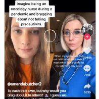 Nurse put on administrative leave after her TikTok bragging about breaking Covid-19 rules goes viral