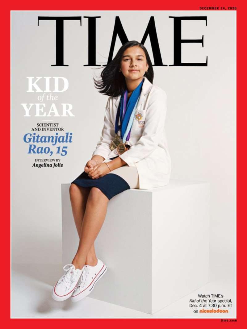 Student scientist and inventor Gitanjali Rao is Time Magazine's first "Kid of the Year"