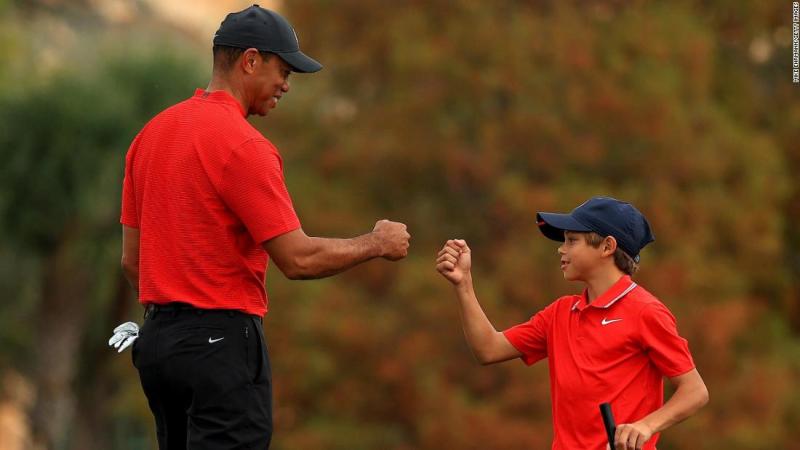 Tiger Woods and son Charlie capture hearts and minds during PNC Championship