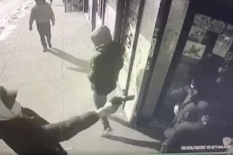 Shocking video shows moment teen was shot dead outside NYC deli