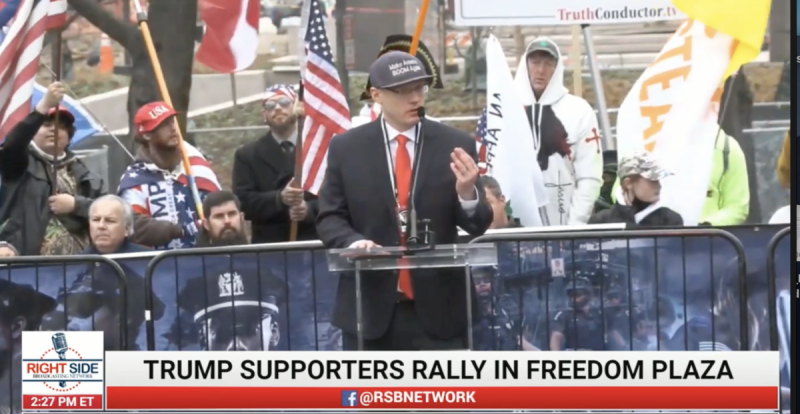 VIDEO: Clay Clark Tells Freedom Plaza Crowd to Hug