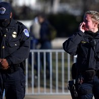 Cops line DC street to salute Officer Brian Sicknick murdered in Capitol riot