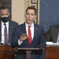 Hawley, facing fallout, blames media, D.C. 'establishment'