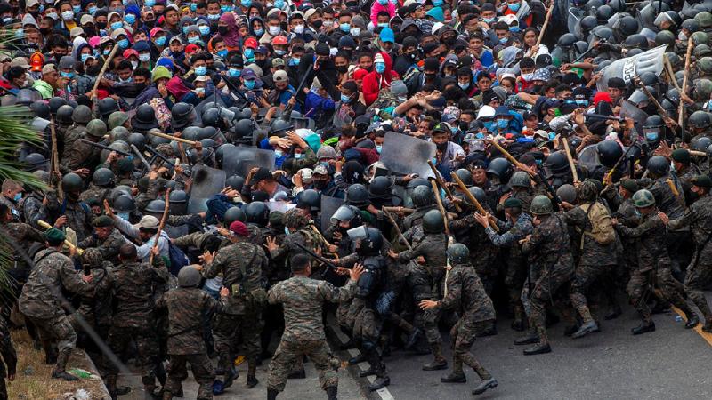 Biden confronted with migrant caravan challenge as he takes office, GOP blames campaign rhetoric