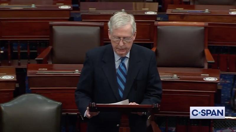 McConnell says Trump ‘provoked’ the Capitol mob