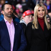  Members of the Trump family signed off after four tumultuous years in the White House