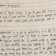 A man with autism writes LinkedIn cover letter asking future employers to 'take a chance on me' - CNN