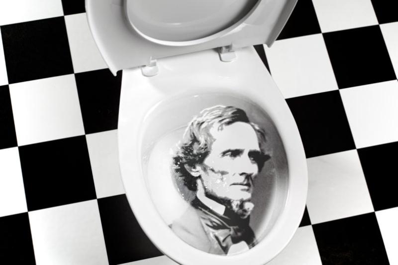 Stolen Jefferson Davis Monument Is Apparently In Danger Of Being Turned Into A Toilet