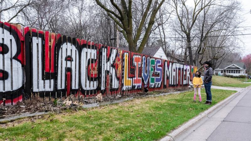 His Fence Says 'Black Lives Matter.' His City Says Paint Over It. 