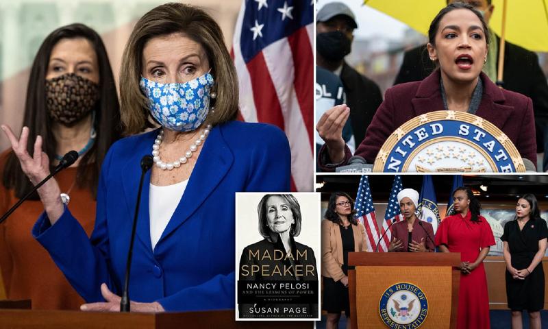 Nancy Pelosi tears into 'the Squad' in new book